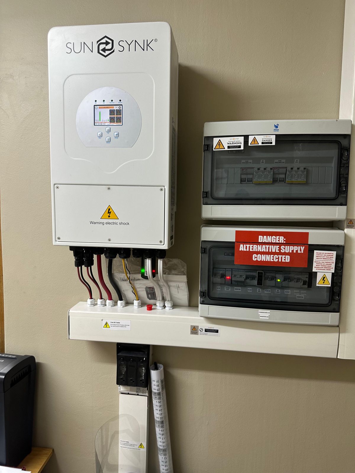 Solar battery backup